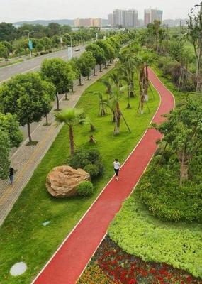 綿陽城區(qū)添新景！7萬余平方米景觀大道亮相，市民休閑再添好去處